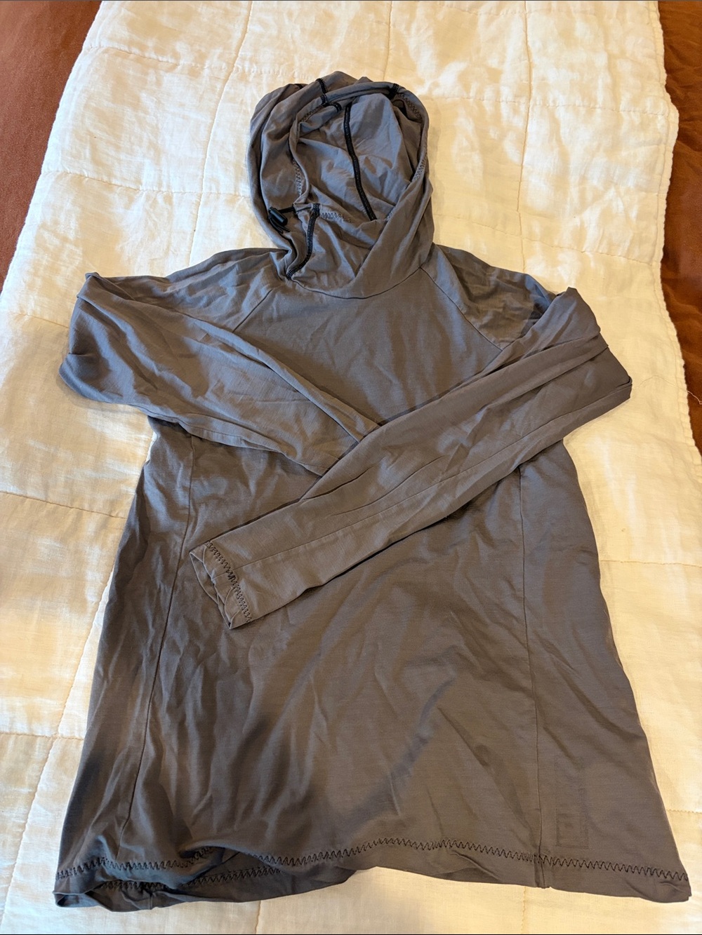 Women’s Gray Melly Melanzana Merino Base Hoodie Moly
